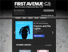 Tablet Screenshot of first-avenue.com